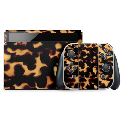 Tortoise Shell Nintendo Switch OLED (2021) Skin